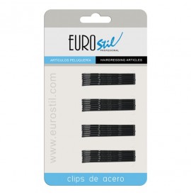 Eurostil - Set agrafe negre - 50MM - 24buc - 01609/50